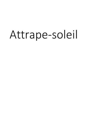 Attrape-soleil clicktofournisseur.com