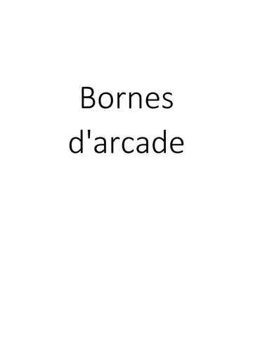 Bornes d'arcade clicktofournisseur.com