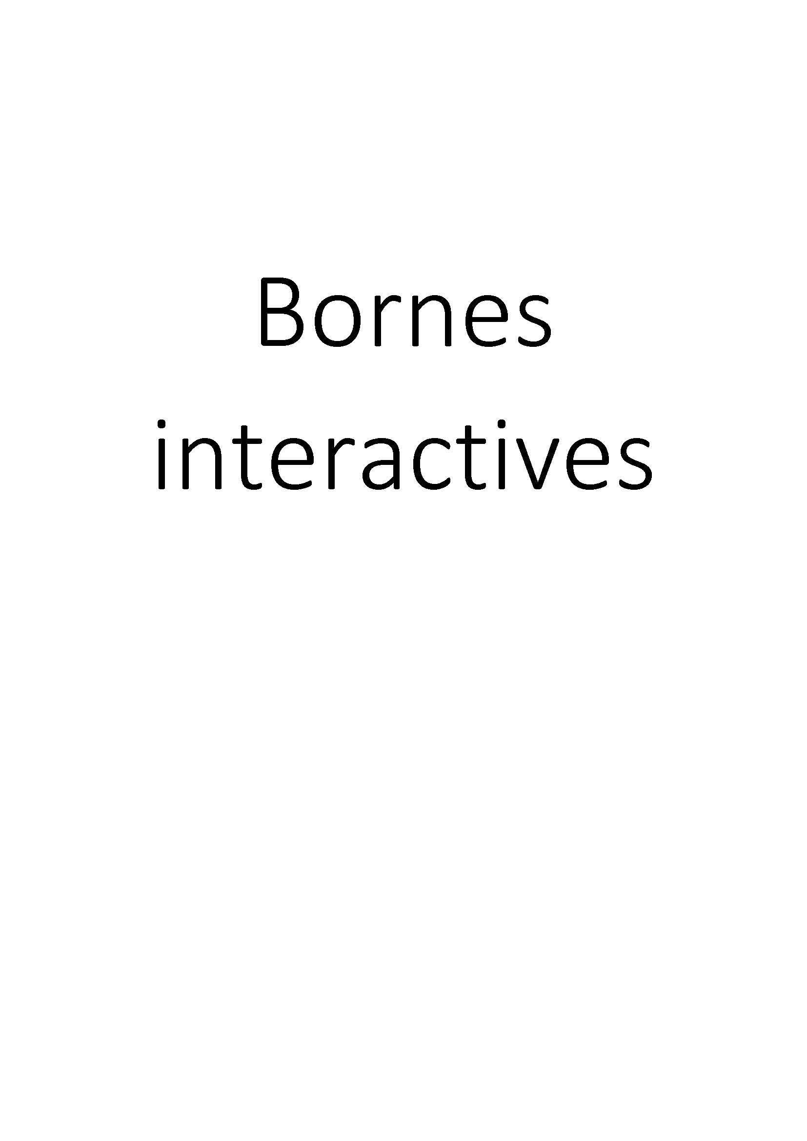 Bornes interactives clicktofournisseur.com
