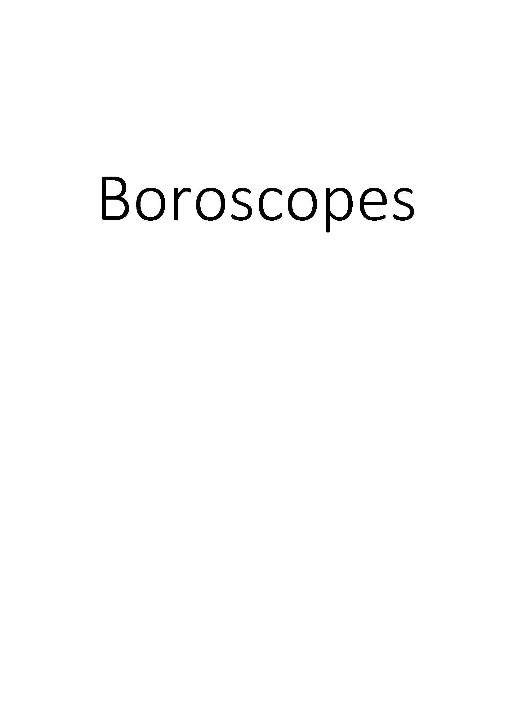 Boroscopes clicktofournisseur.com