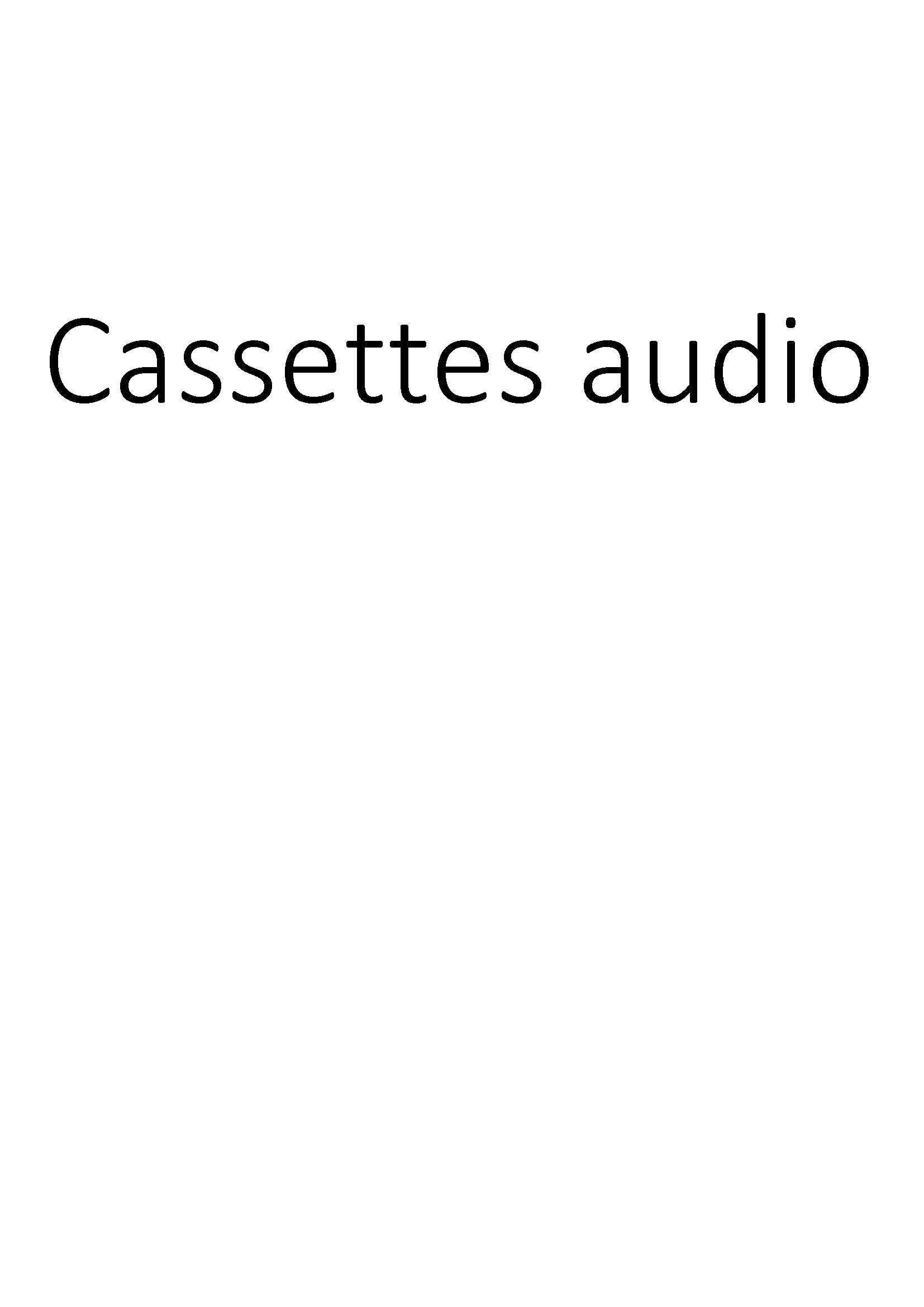 Cassettes audio clicktofournisseur.com