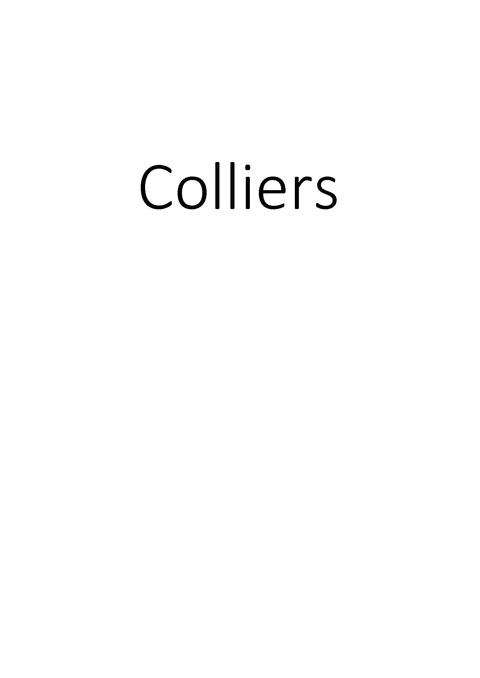 Colliers clicktofournisseur.com
