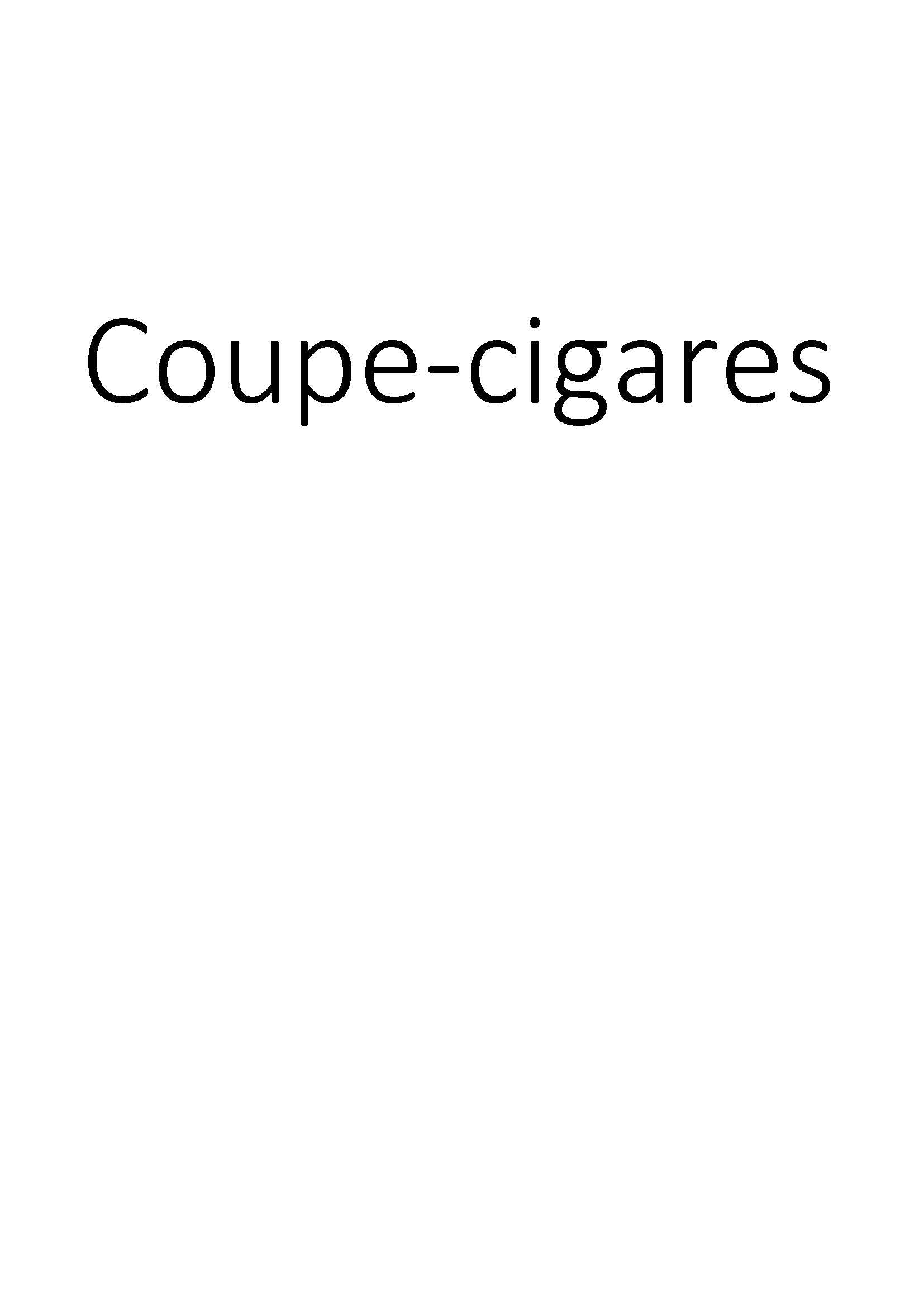 Coupe-cigares clicktofournisseur.com