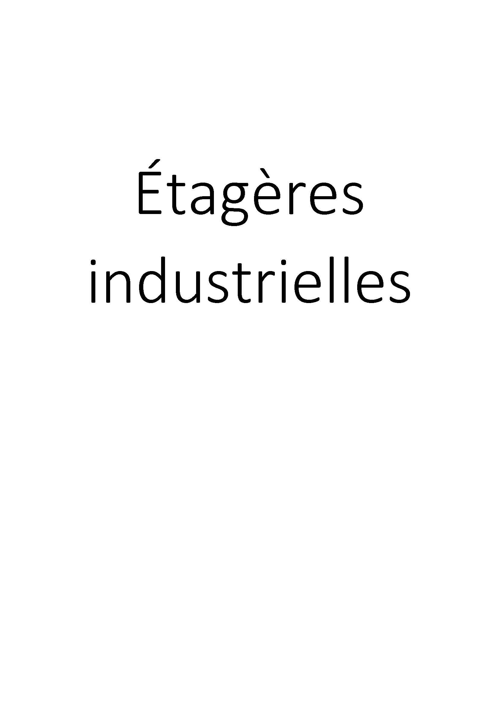 Étagères industrielles clicktofournisseur.com