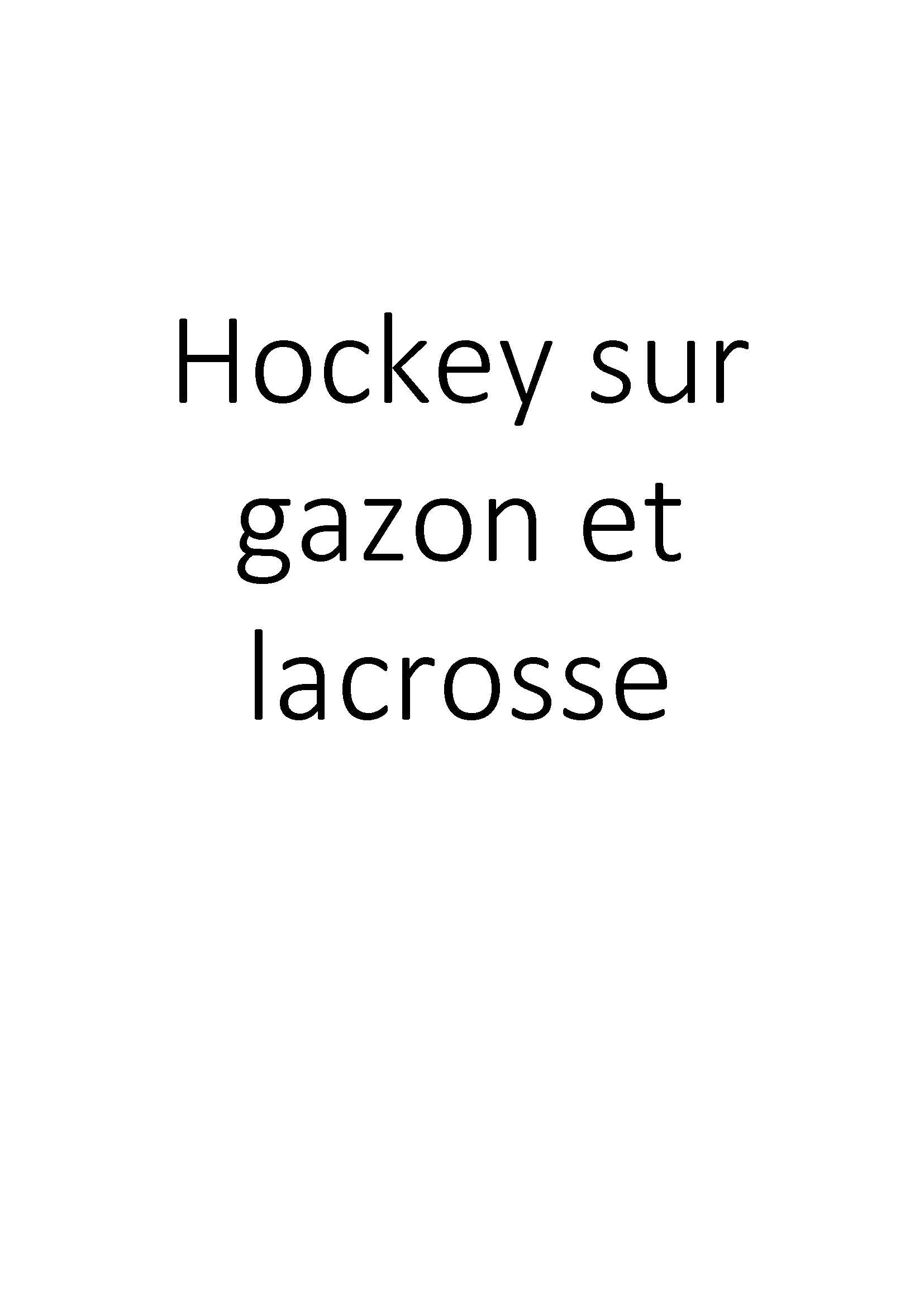 Hockey sur gazon et lacrosse clicktofournisseur.com
