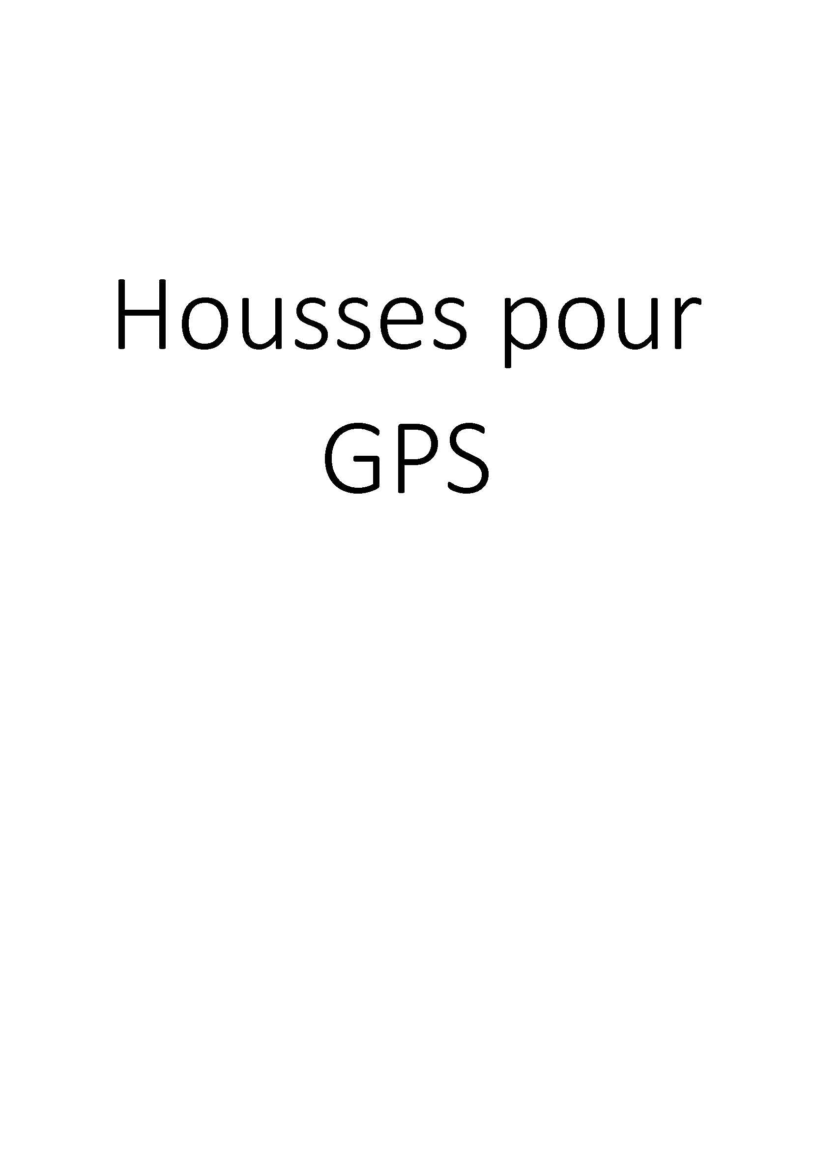 Housses pour GPS clicktofournisseur.com