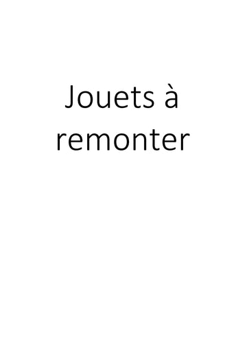 Jouets à remonter clicktofournisseur.com