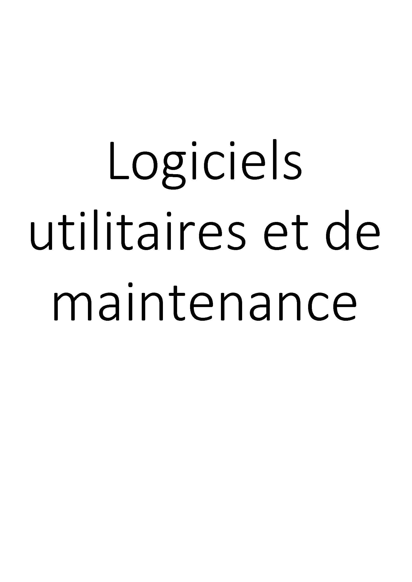 Logiciels utilitaires et de maintenance clicktofournisseur.com