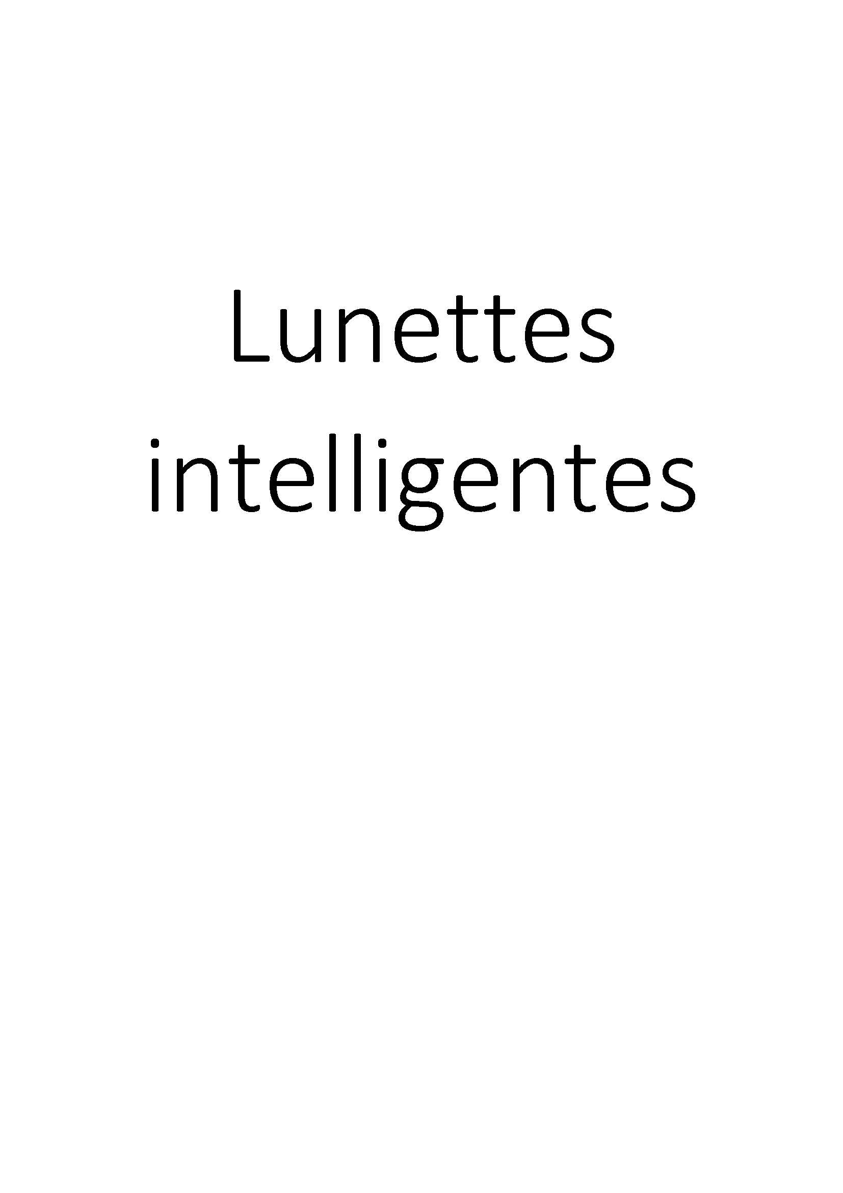 Lunettes intelligentes clicktofournisseur.com