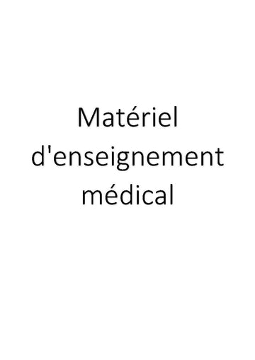 Matériel d'enseignement médical clicktofournisseur.com