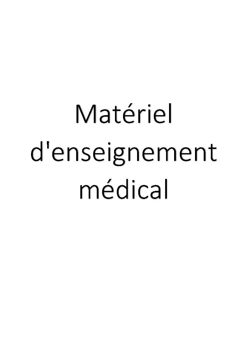Matériel d'enseignement médical clicktofournisseur.com