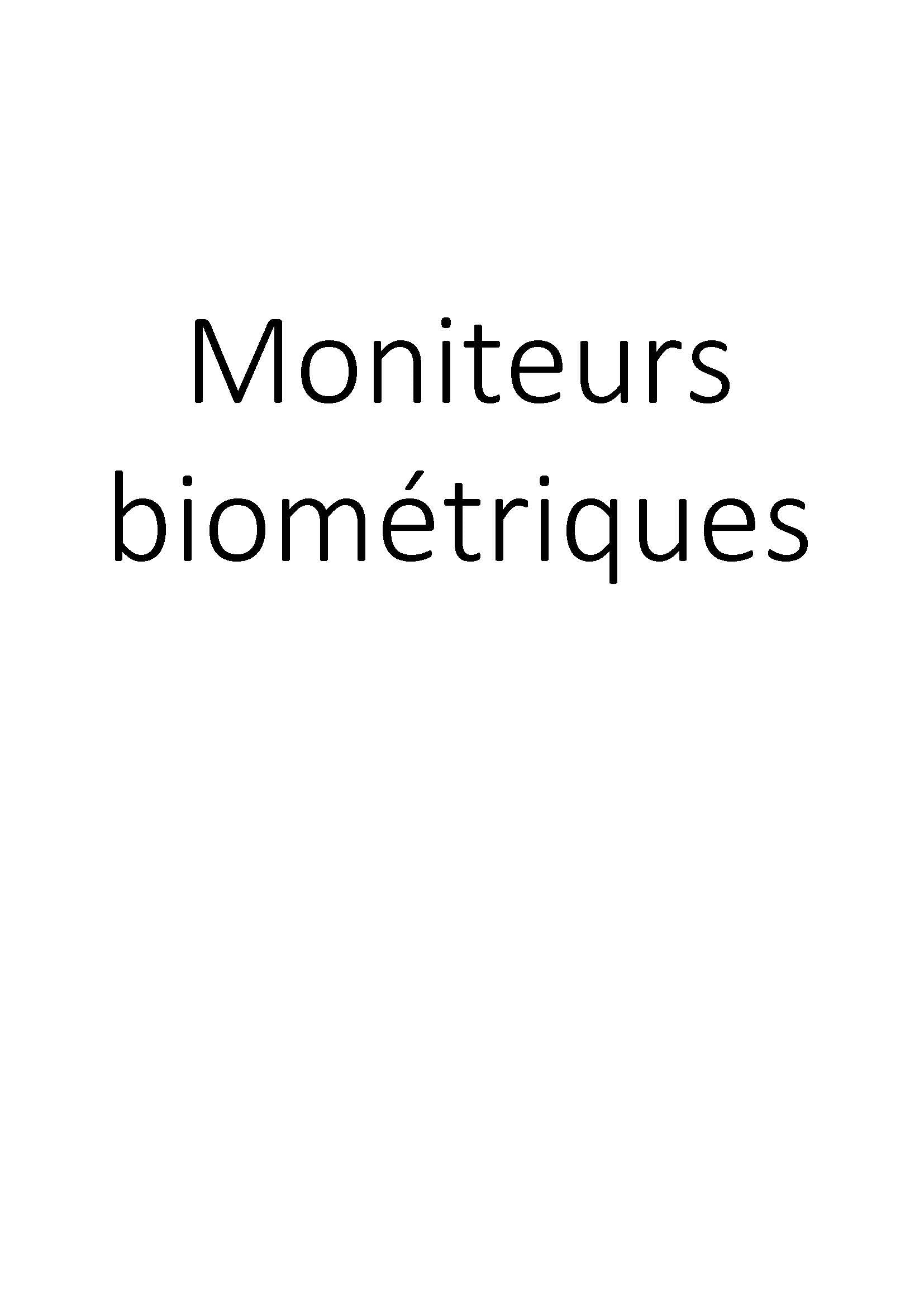 Moniteurs biométriques clicktofournisseur.com