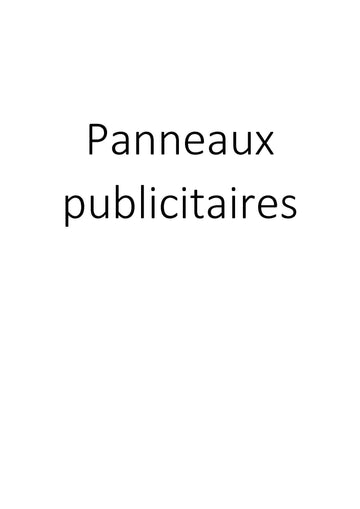 Panneaux publicitaires clicktofournisseur.com