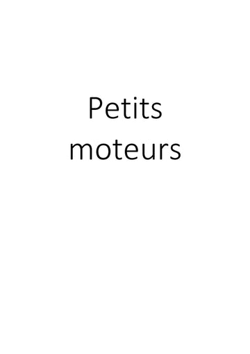 Petits moteurs clicktofournisseur.com