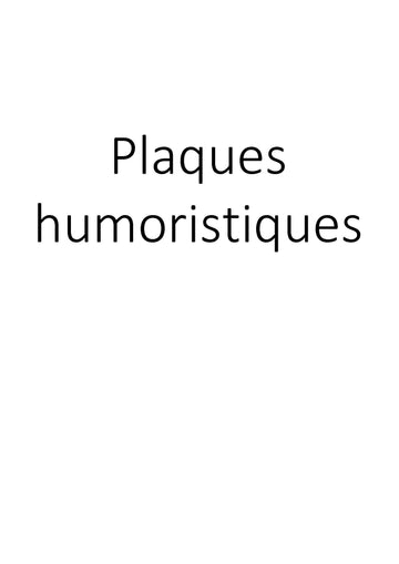 Plaques humoristiques clicktofournisseur.com