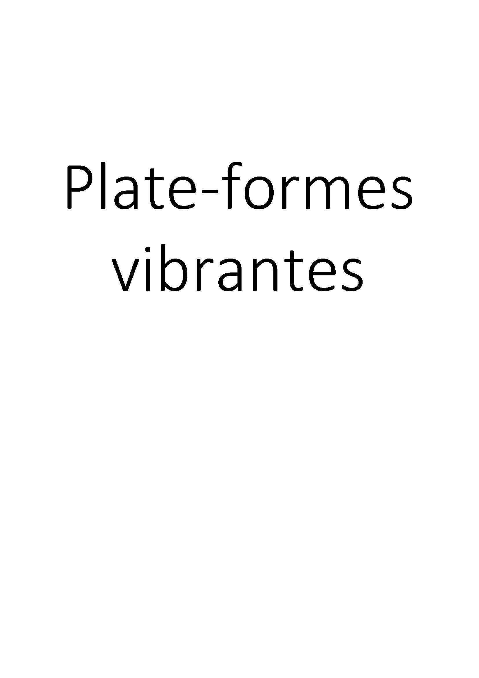 Plate-formes vibrantes clicktofournisseur.com