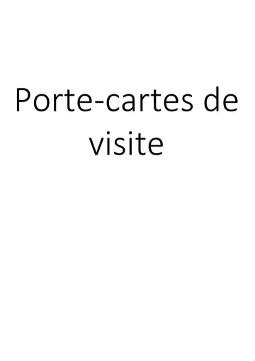 Porte-cartes de visite clicktofournisseur.com