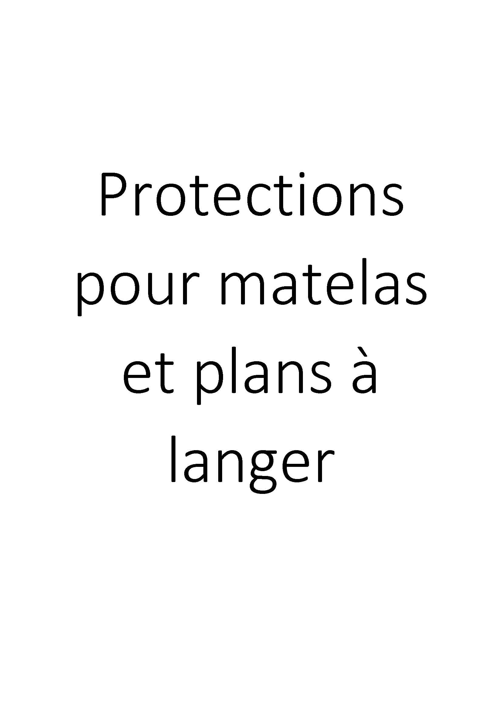 Protections pour matelas et plans à langer clicktofournisseur.com