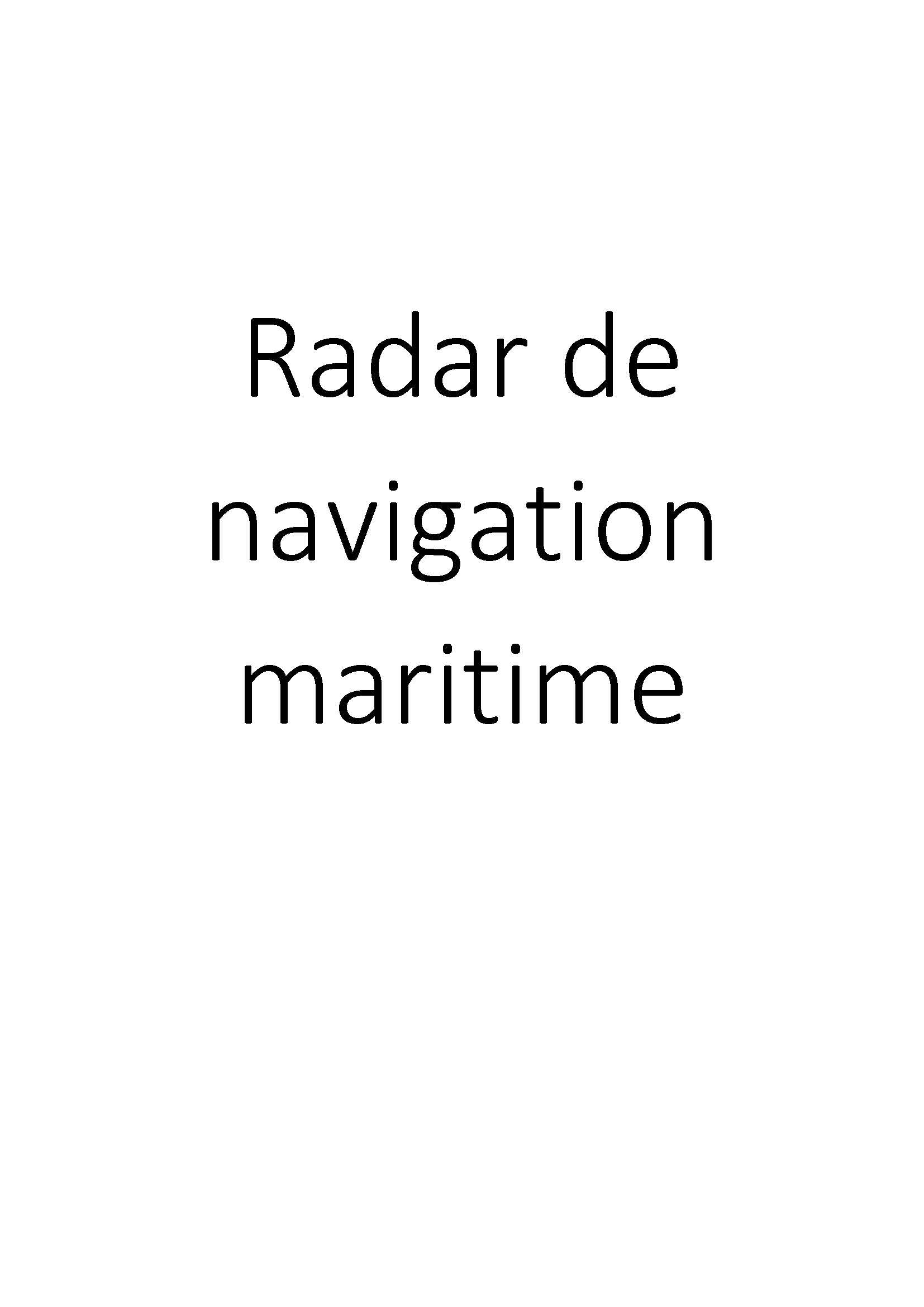 Radar de navigation maritime clicktofournisseur.com