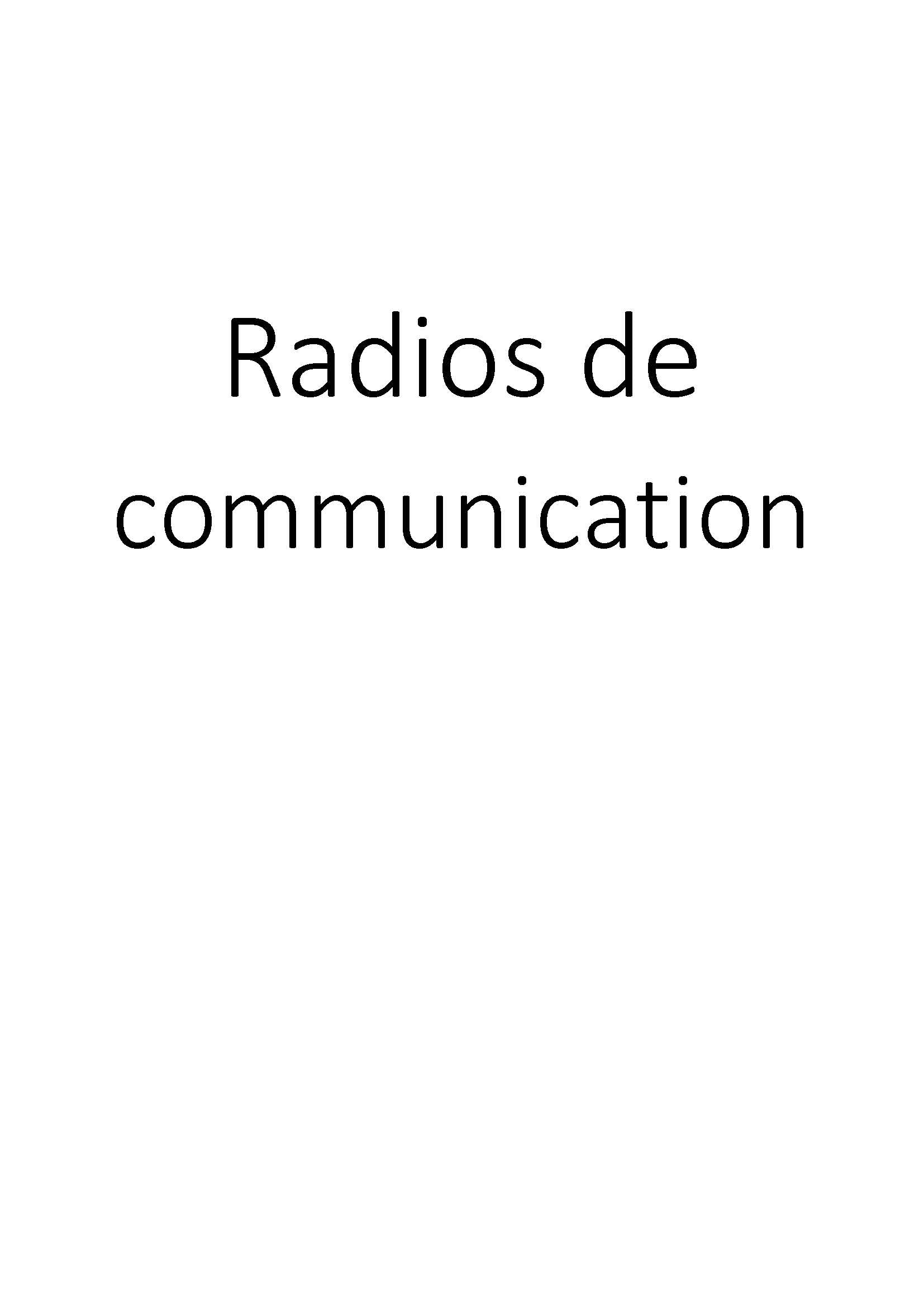 Radios de communication clicktofournisseur.com
