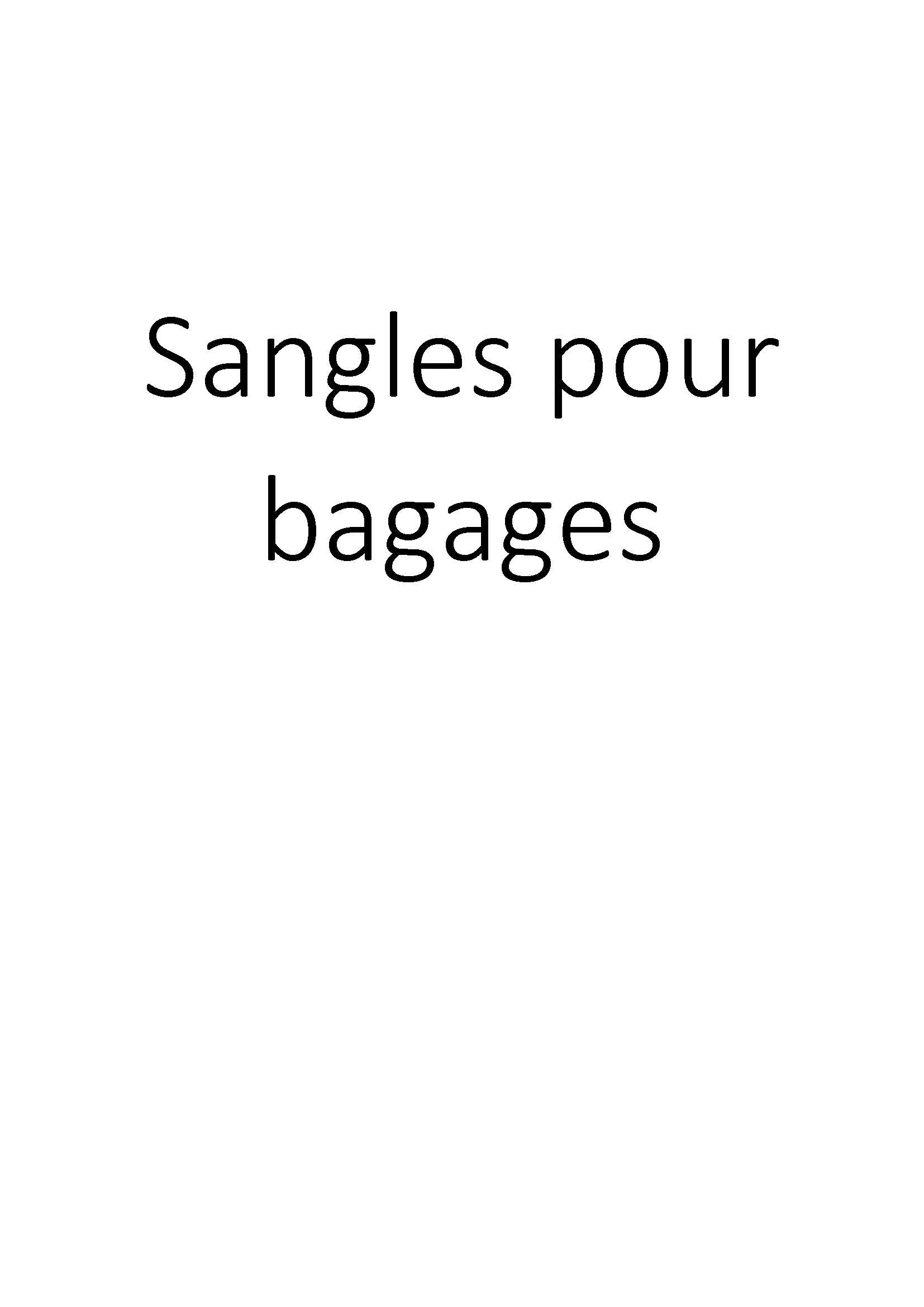 Sangles pour bagages clicktofournisseur.com