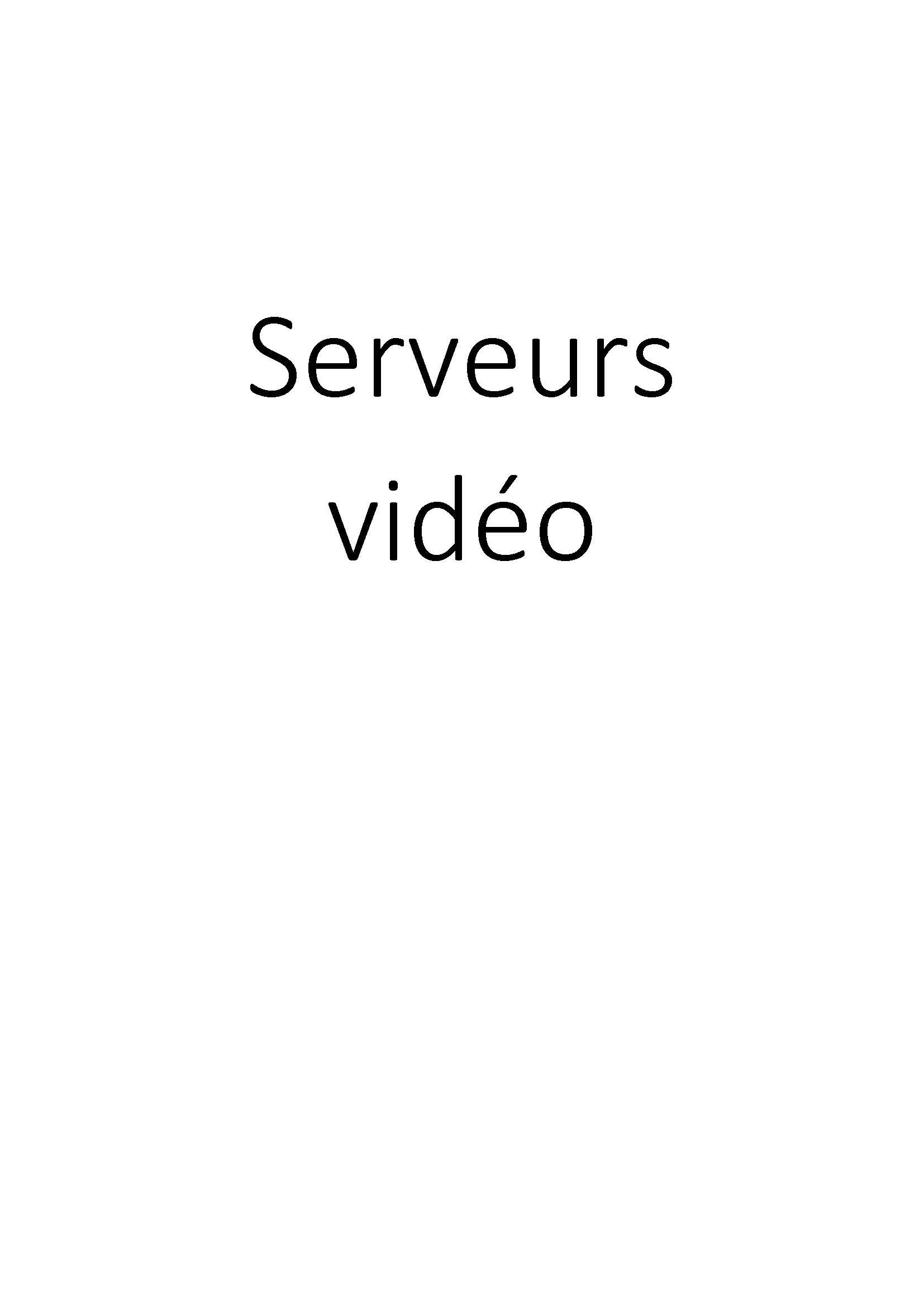 Serveurs vidéo clicktofournisseur.com