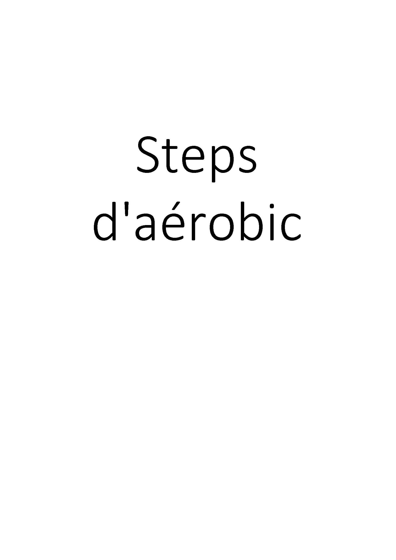 Steps d'aérobic clicktofournisseur.com