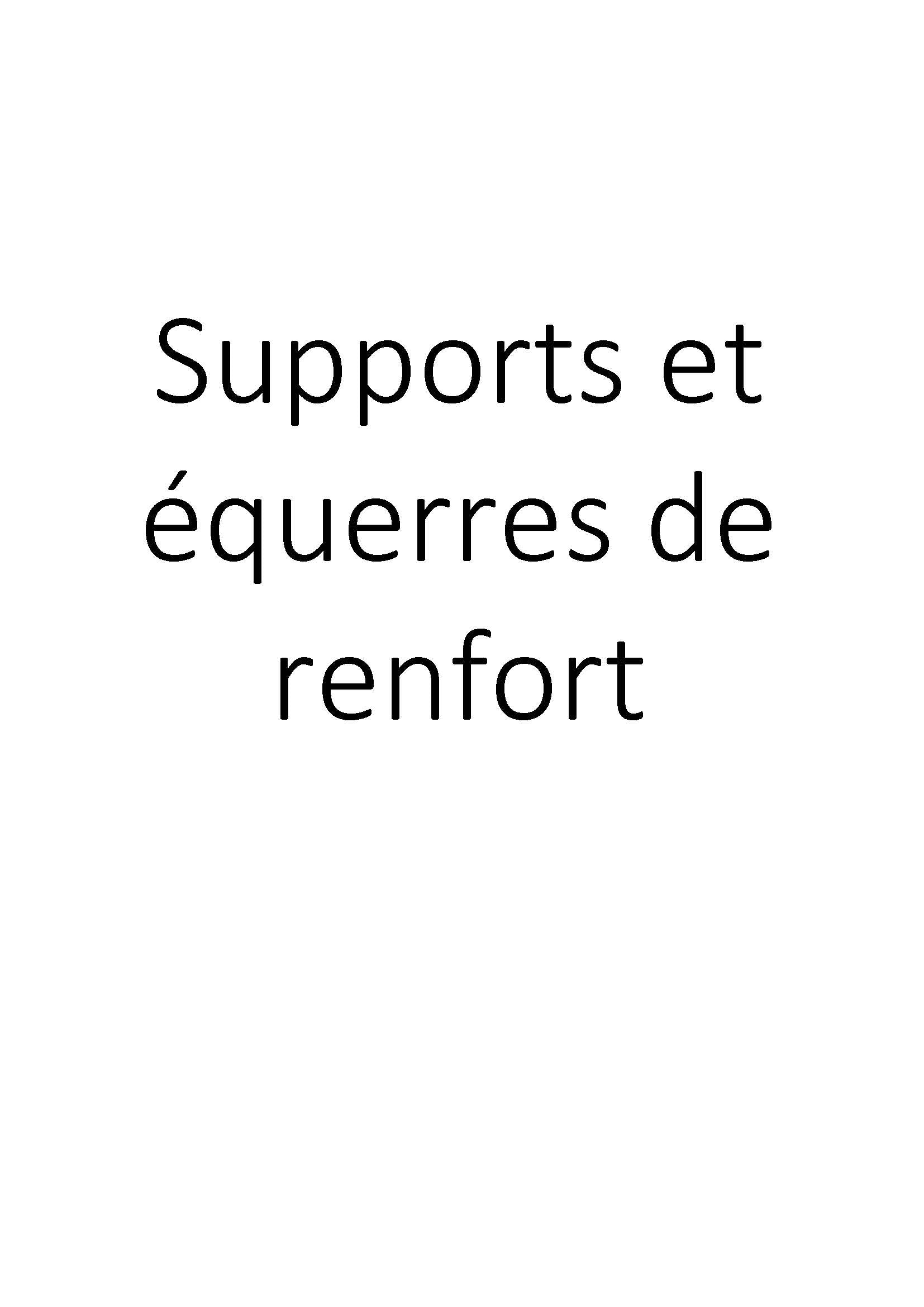 Supports et équerres de renfort clicktofournisseur.com