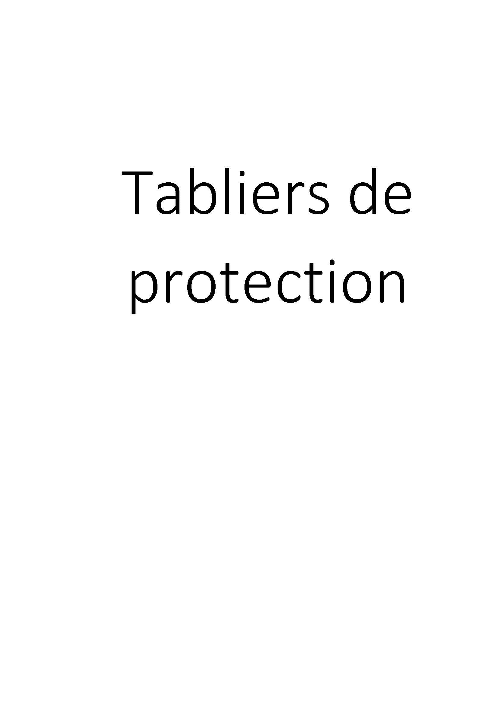 Tabliers de protection clicktofournisseur.com