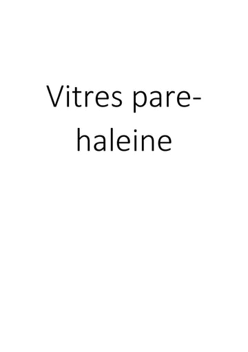 Vitres pare-haleine clicktofournisseur.com