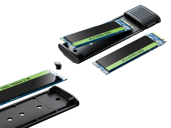 Boîtier usb 3.2 sandberg pour ssd m.2+nvme
