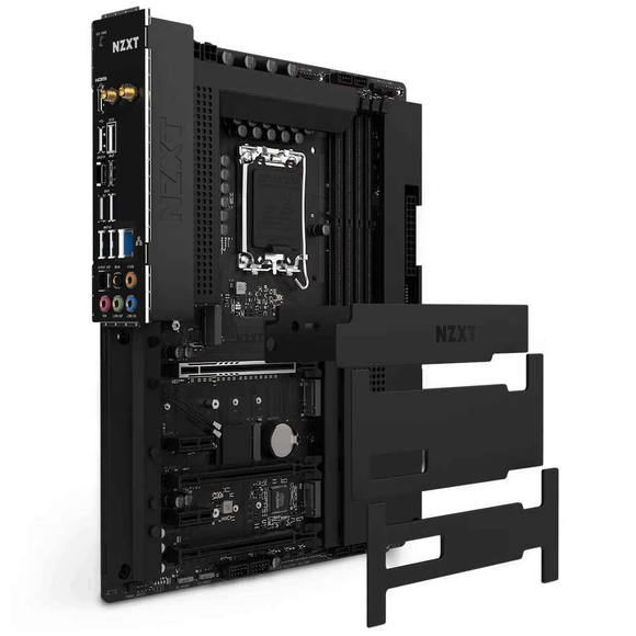 Carte mère | NZXT | Intel Z790 | LGA1700 | ATX | Mémoire DDR5 | 4 emplacements mémoire | 2 x PCI-Express 3.0 | 2 x PCI-Express 4.0 16 x | 1 x PCI-Express 5.0 16 x | 1 x M.2 | 1 x HDMI | 2 x USB 2.0 | 2 x USB 3.2 type B | 3 x USB 3.2 | 1 x USB-C | 1 x S/PD