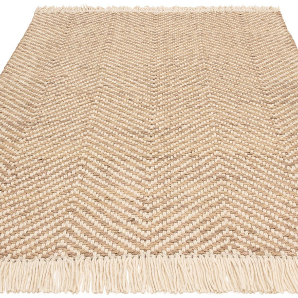 Tapis de salon en jute et coton viga