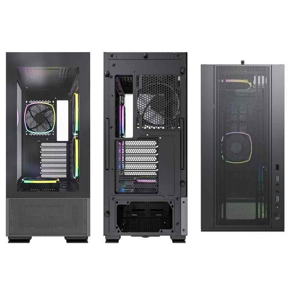Montech SKY TWO, Midi-Tower - black
