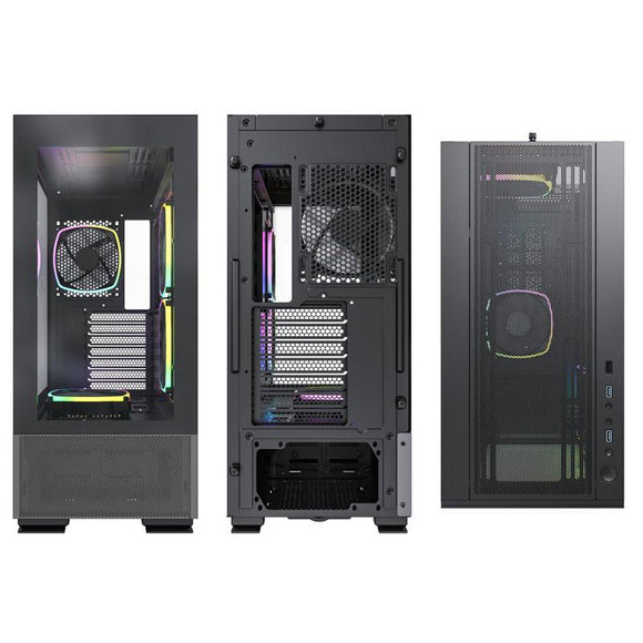 Montech SKY TWO, Midi-Tower - black