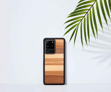 Coque MAN&WOOD pour Galaxy S20 Ultra noir sabbia
