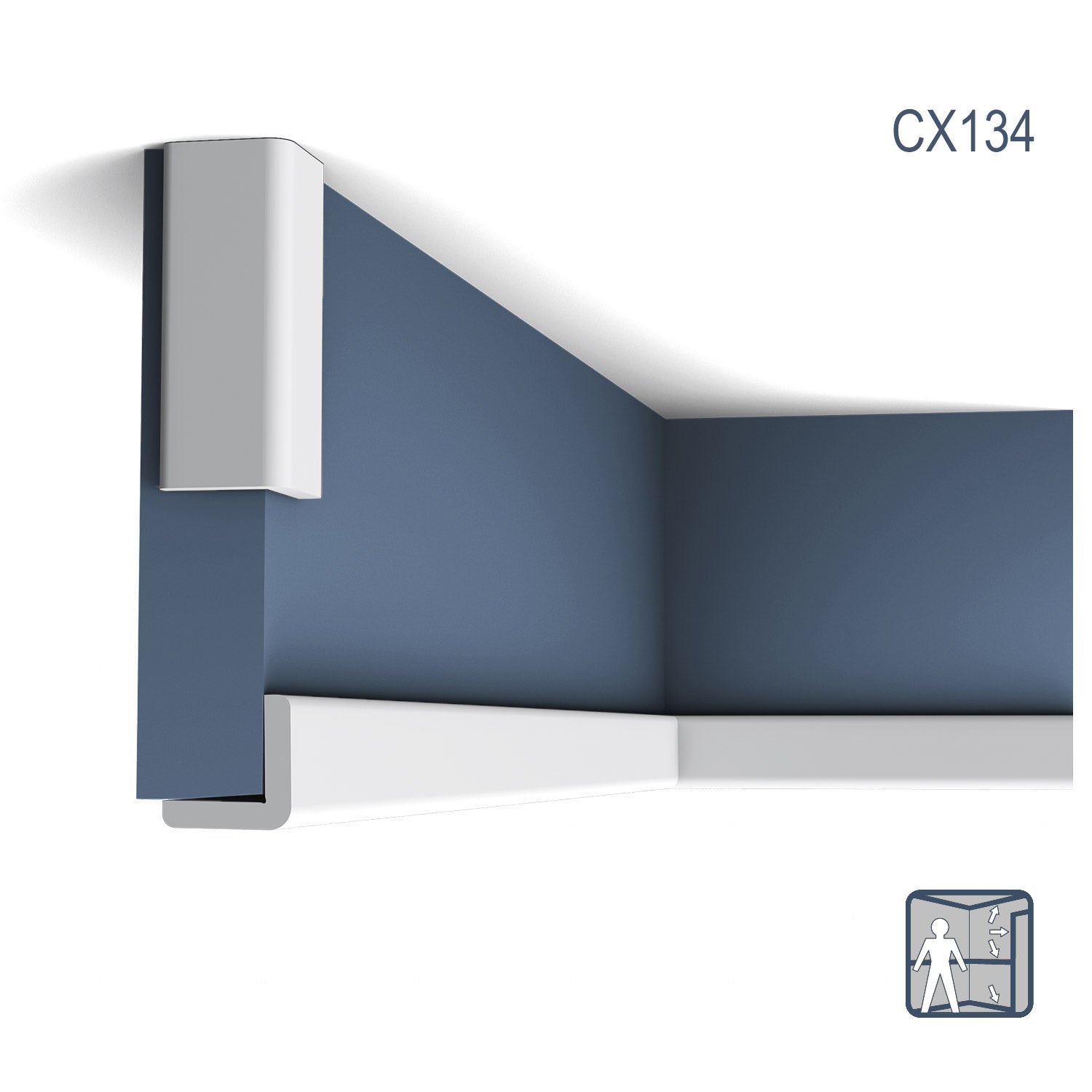 1 carton complet 32 Corniches Moulures Cimaises 64 m Orac Decor CX134 AXXENT clicktofournisseur.com