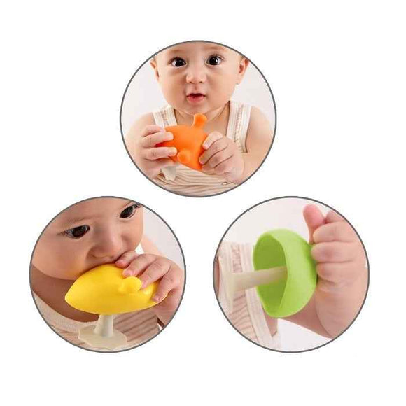 Anneau de dentition MOMBELLA Champignon Vert P8053