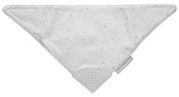 Bavoir en tissu CANPOL BABIES avec anneau de dentition, 26/902_gris