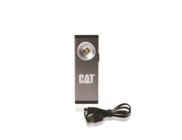 LAMPE DE POCHE ALUMINIUM RECHARGEABLE CATERPILLAR 200 LUMENS