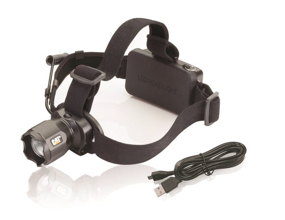 Lampe frontale rechargeable caterpillar 380 lumens