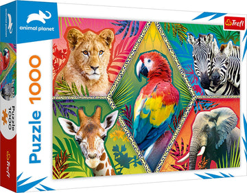 Puzzle TREFL Animaux exotiques 1000 pièces