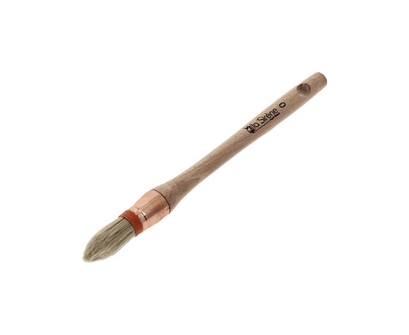 Brosse pouce à réchampir soies/synthétique avec collet