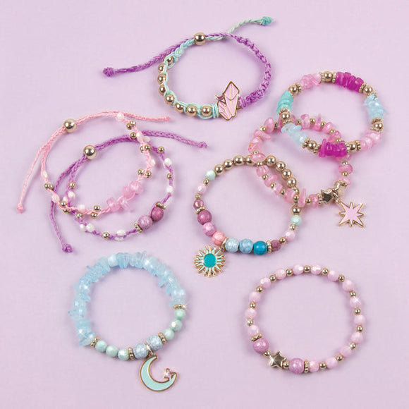 MAKE IT REAL DIY Bracelets set Celestial stones