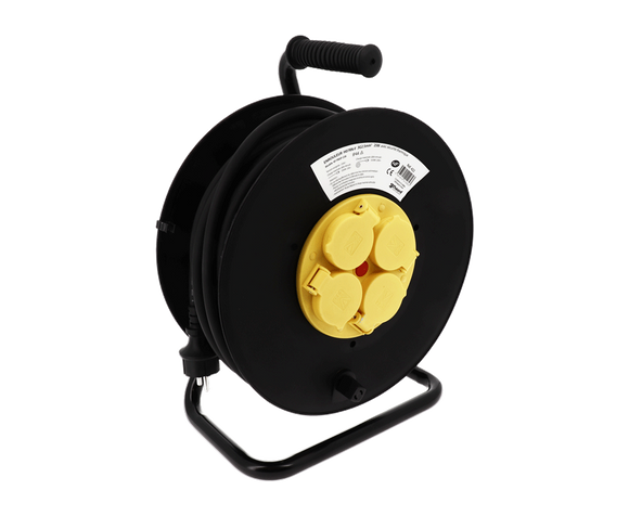 Enrouleur 4 prises - câble néoprène 25 m