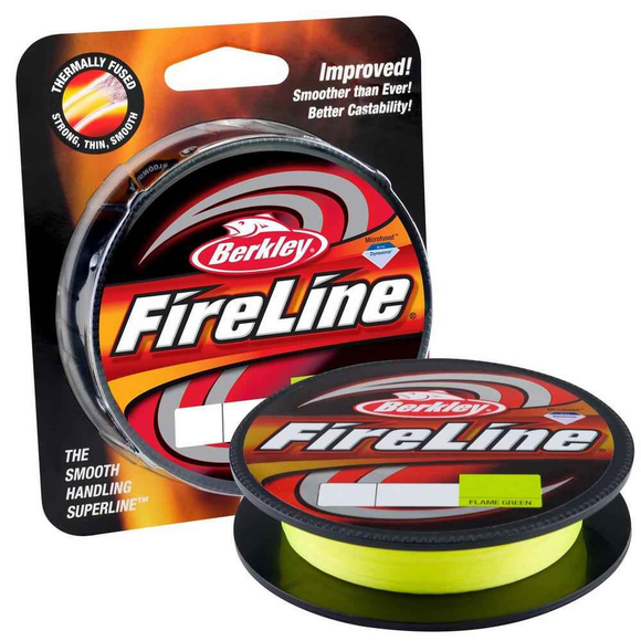 Pinces Valas Berkley Fireline 0,15 mm 150 m Vert flamme
