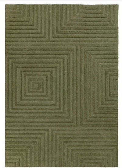 Tapis de salon design pure laine castela