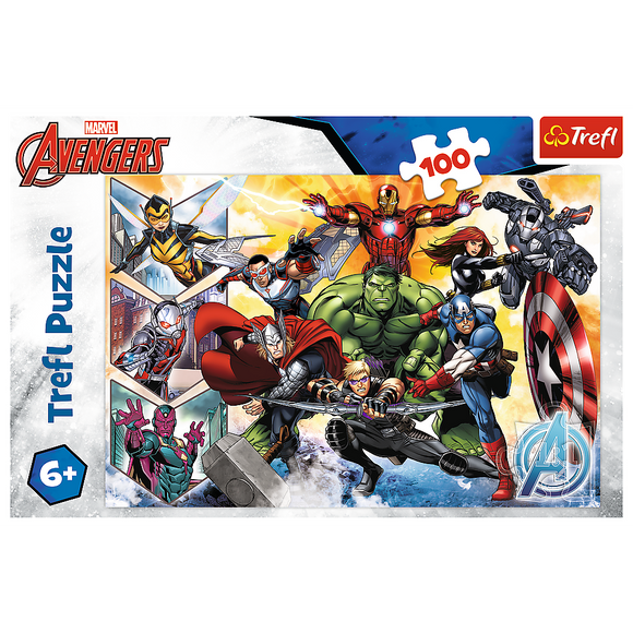 Puzzle trefl avengers 100 pièces