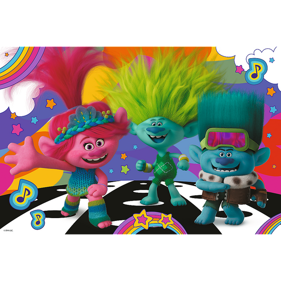 Puzzle TREFL TROLLS Trolls 3, 100 pièces