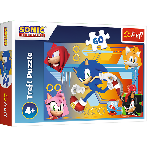 Puzzle TREFL SONIC, 60 pièces